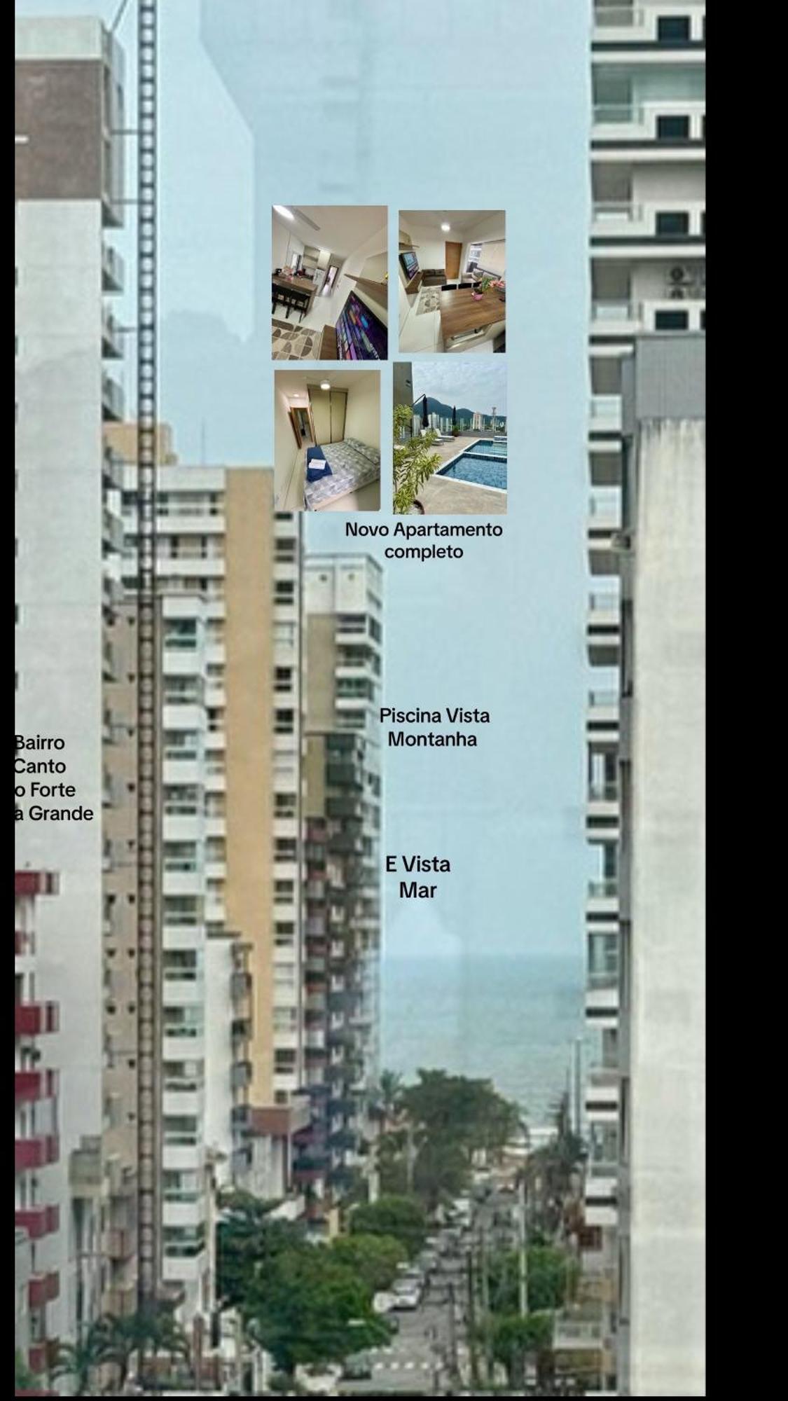 Novo Apto Canto Do Forte, Rua Vista Montanha, Com Wi Fi, Homebeach10, 01 Vaga De Garagem, Melhores Restaurantes Ao Lado * Praia Grande (Santos)